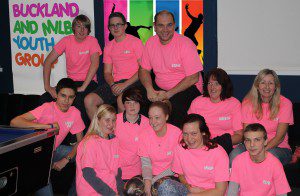 The team at Buckland and Milber youth group