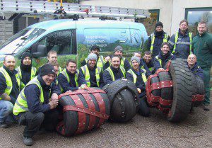 The team get to work Photo Credit: Paignton Zoo