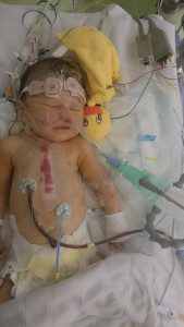 Baby William in hospital