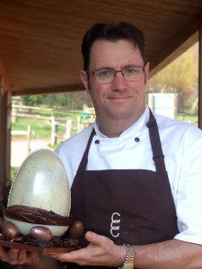 Tony Fagan with the prize egg