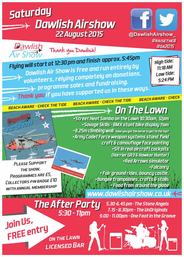 Flyer from this years air show