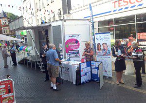 Healthwatch Torbay visit Paignton town centre last year.