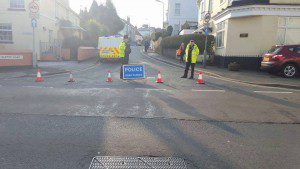 Hartop Road is closed