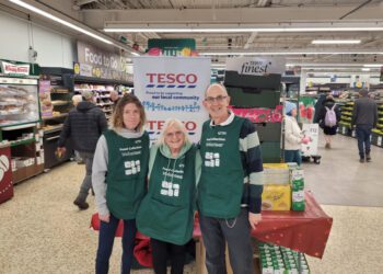 Store joins forces with food bank to help people during difficult times